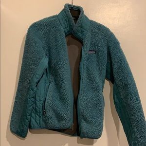 Patagonia teal Retro-X fleeces